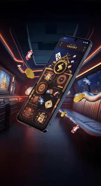 Interface de la ludothèque Cazeus Casino montrant une variété de machines à sous populaires et des jeux en direct avec des filtres thématiques.